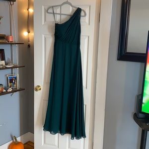 Emerald green dress from Birdy Grey, listed under Chiffron Emerald online.
